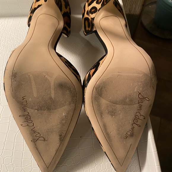 Sam Edelman Leopard Print Heel🌼 - Picture 1 of 4